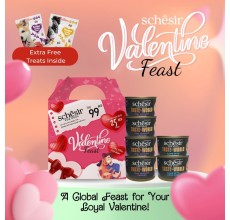 Schesir Taste The World Valentine Feast'25 Gift Pack For Dogs